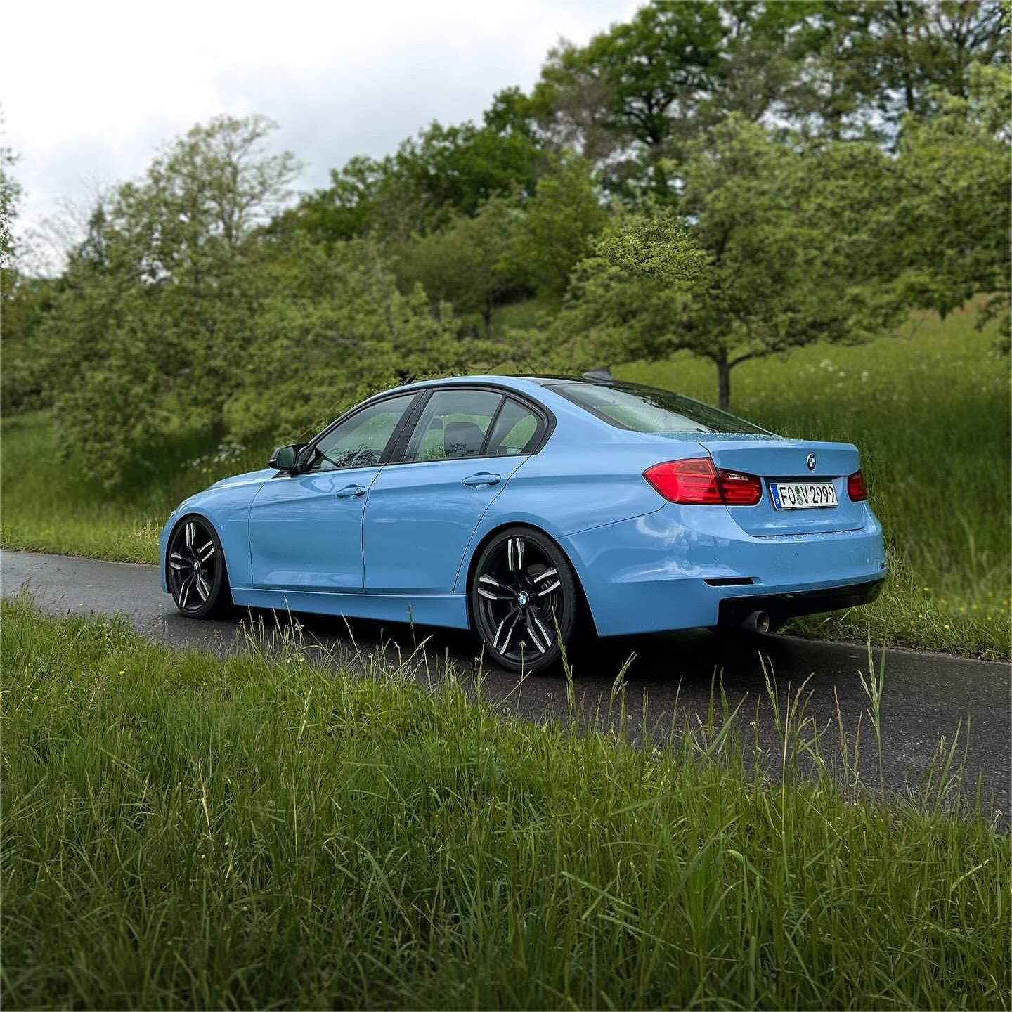 Gloss China Blue Car Vinyl Wrap PET
