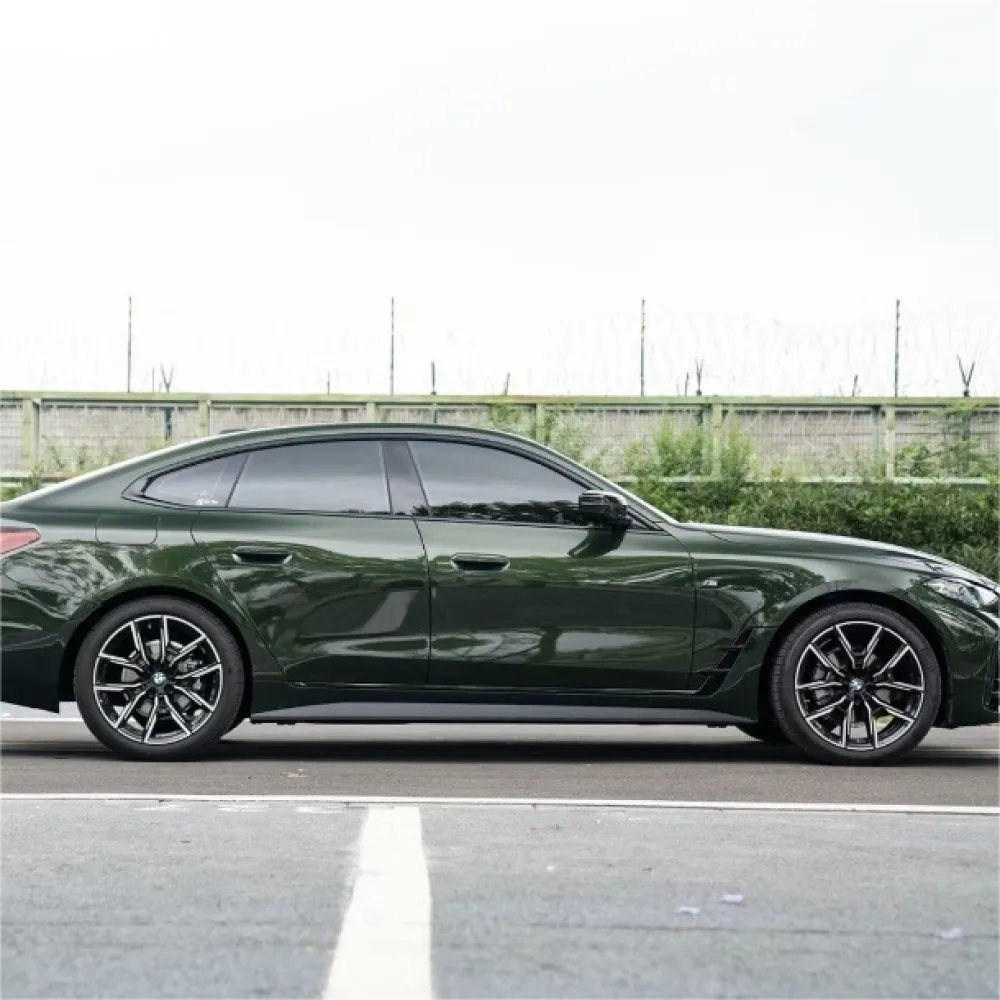 Gloss Metallic Royal Green Car Vinyl Wrap