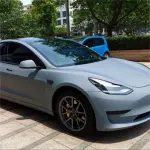 Matte Satin Cement Grey Car Vinyl Wrap