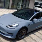Matte Satin Cement Grey Car Vinyl Wrap
