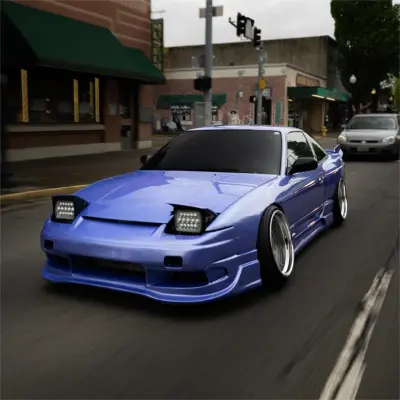 Gloss Pearl Purple Car Vinyl Wrap PET 02