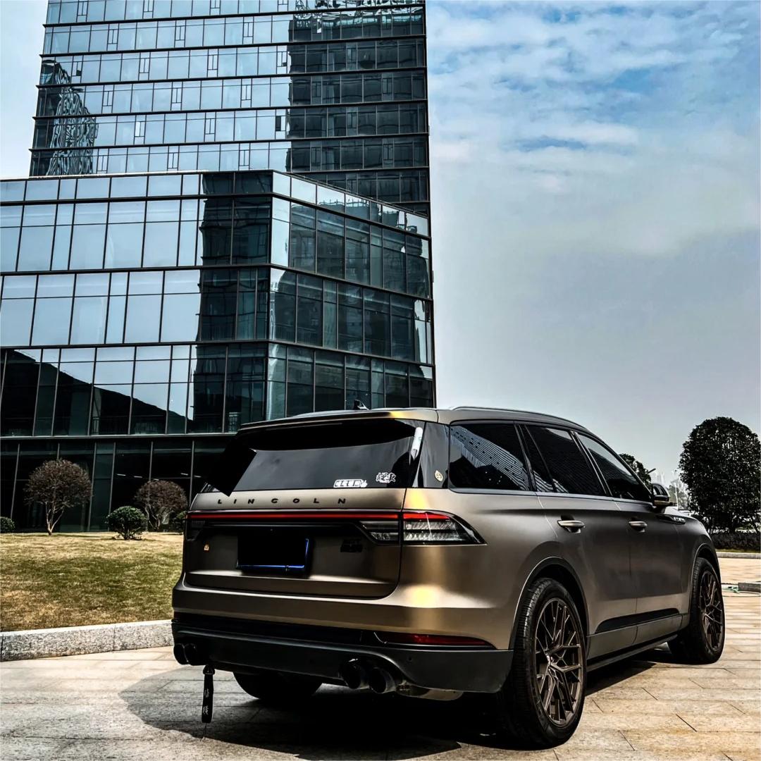 Ultra Matte Black Gold Car Vinyl Wrap Night Gold Car Wrap PET