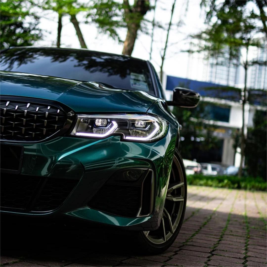 Gloss Metallic British Royal Green Car Vinyl Wrap PET 