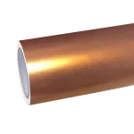 Satin Chrome Copper Brown Car Vinyl Wrap