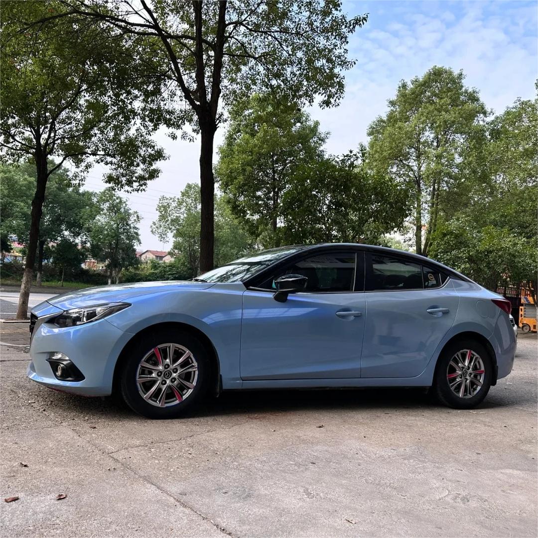 Gloss Metallic Diamond Grey Blue Car Vinyl Wrap
