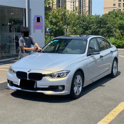 Gloss Metallic Diamond Grey Gold Car Vinyl Wrap 02