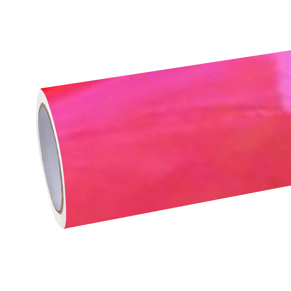 Gloss Rainbow Chrome Holographic Red Car Vinyl Wrap