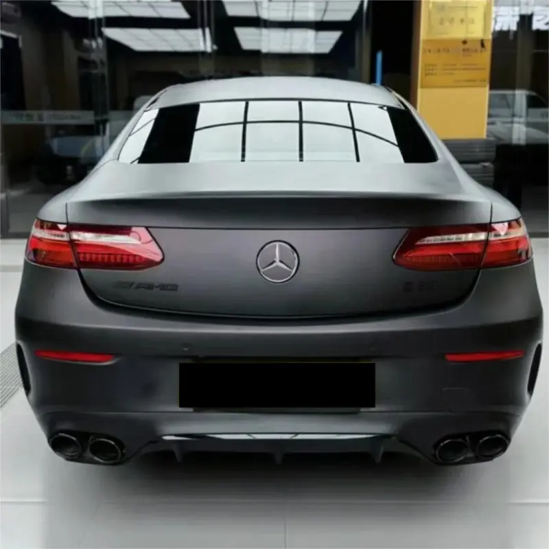 Matte Metallic Diamond Black Red Car Vinyl Wrap