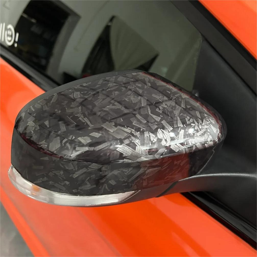 Gloss Black Forged Carbon Car Vinyl Wrap PET