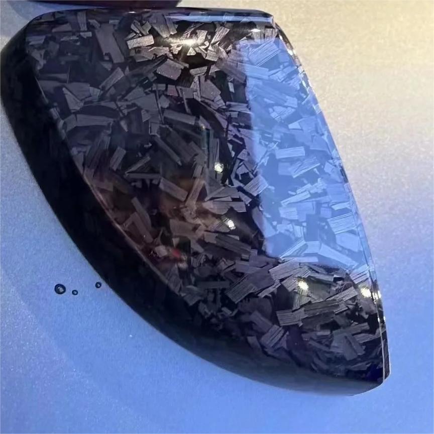 Gloss Black Forged Carbon Car Vinyl Wrap PET