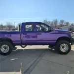 Gloss Metallic Rainbow Laser Dark Purple Car Vinyl Wrap