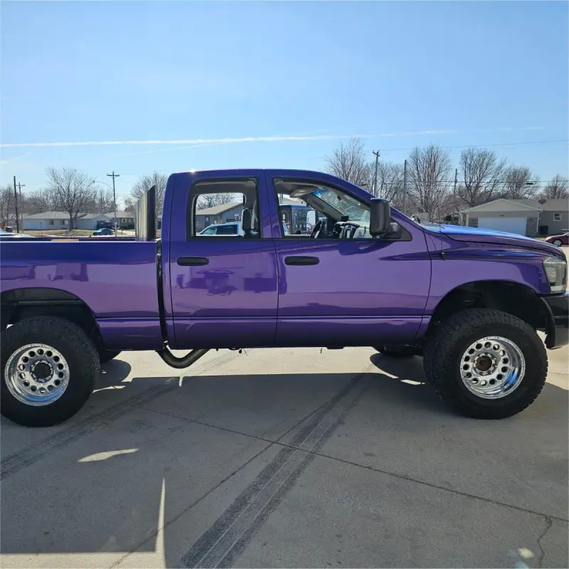 Gloss Metallic Rainbow Laser Dark Purple Car Vinyl Wrap