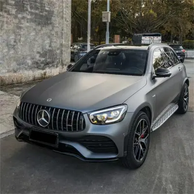 Matte Metallic Dark Grey Car Vinyl Wrap 02