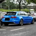 Matte Metallic Diamond Blue Car Vinyl Wrap 