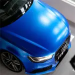 Matte Metallic Diamond Blue Car Vinyl Wrap 