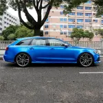 Matte Metallic Diamond Blue Car Vinyl Wrap 