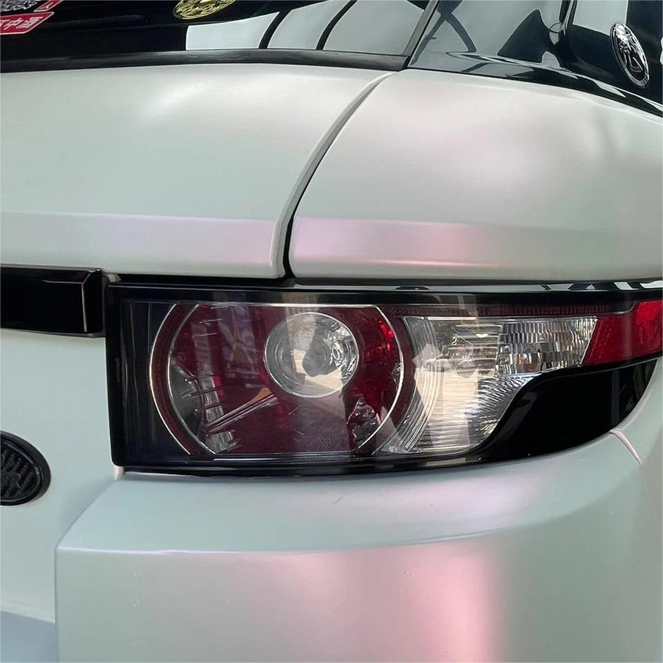Matte Metallic Chameleon Diamond Pink White Car Vinyl Wrap