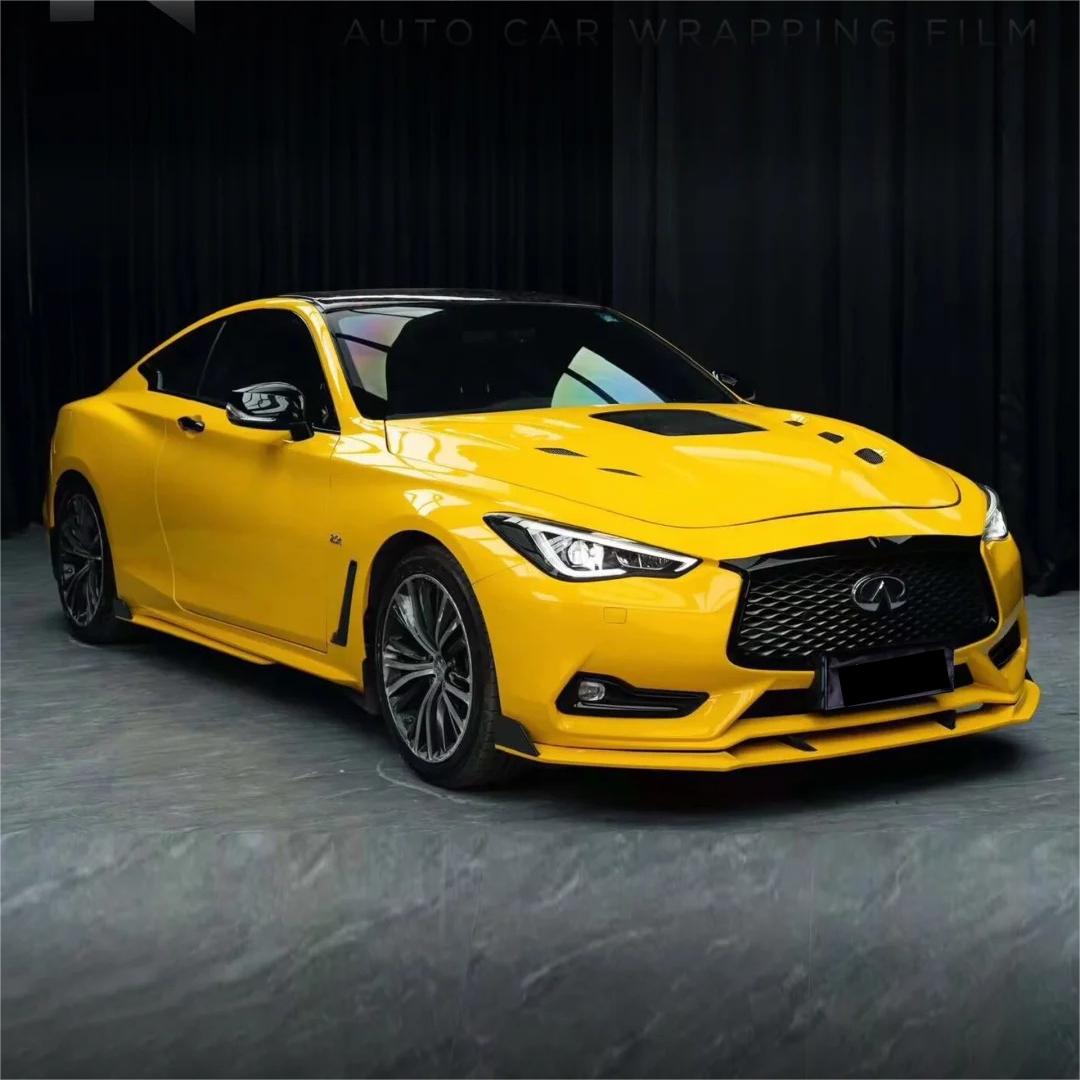 Best Gloss Sunflower Yellow Car Wrap | Sparkle Yellow Wraps