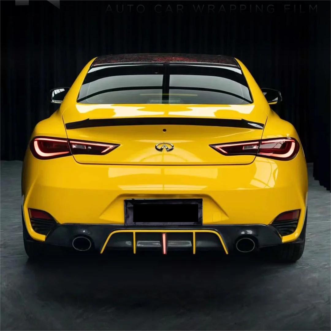 Gloss Metallic Sparkle Sunflower Yellow Car Vinyl Wrap