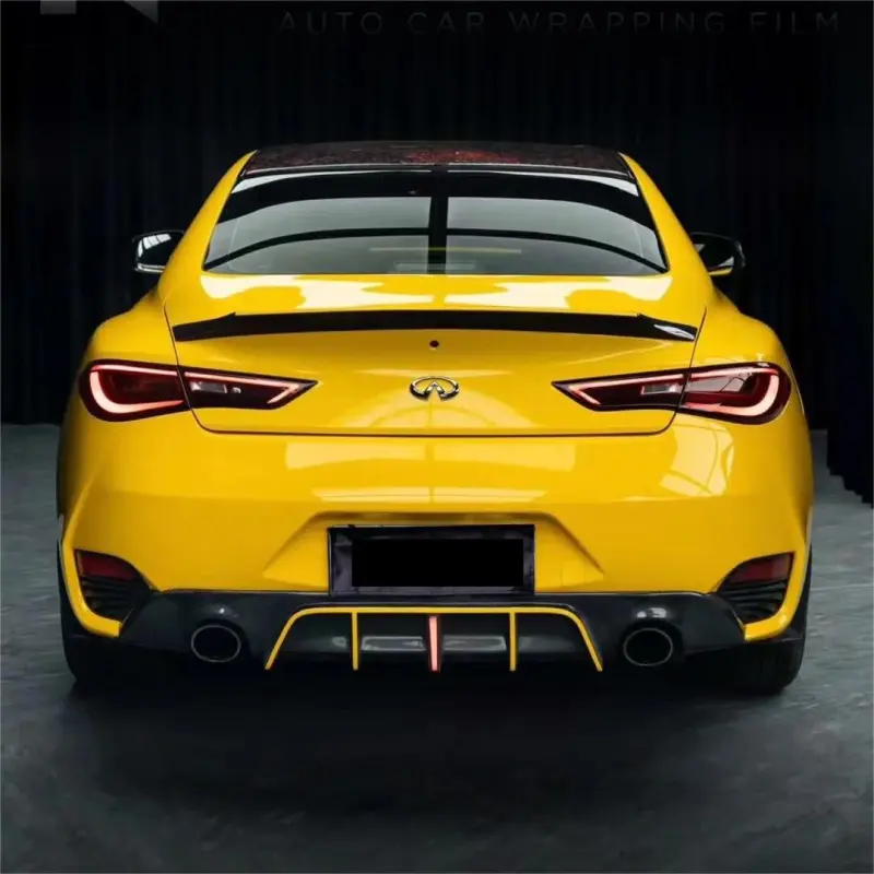 Gloss Metallic Sparkle Sunflower Yellow Car Vinyl Wrap