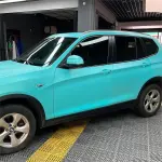 Matte Metallic Tiffany Blue Car Vinyl Wrap
