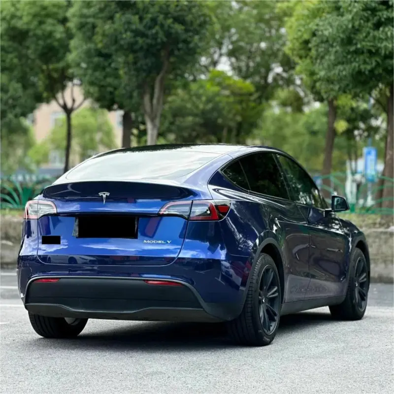 Gloss Metallic Dark Blue Car Vinyl Wrap PET | Audi Navarre Blue