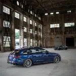 Gloss Metallic Dark Blue Car Vinyl Wrap PET | Audi Navarre Blue