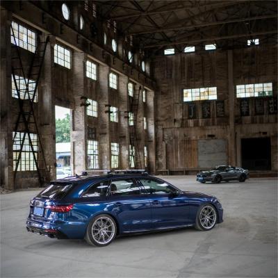 Gloss Metallic Dark Blue Car Vinyl Wrap PET | Audi Navarre Blue 02