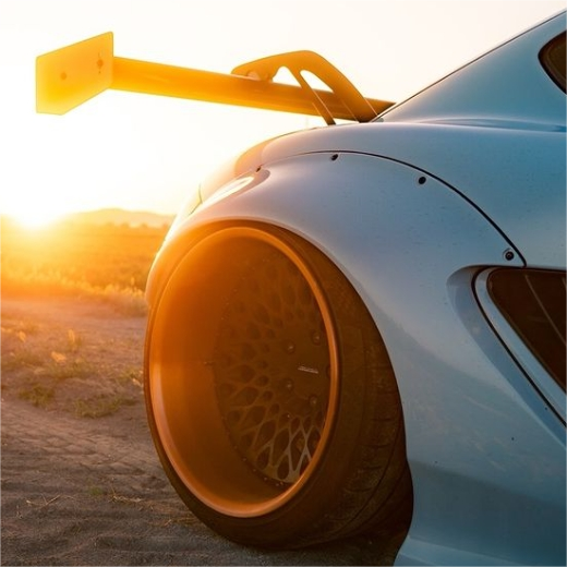 Gloss Meissen Blue Car Vinyl Wrap PET