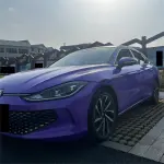 Gloss Metallic Chameleon Gold Purple Car Vinyl Wrap