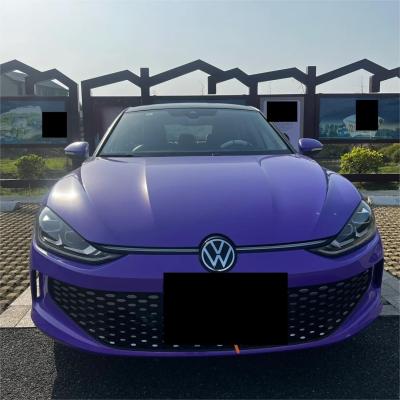 Gloss Metallic Chameleon Gold Purple Car Vinyl Wrap 02