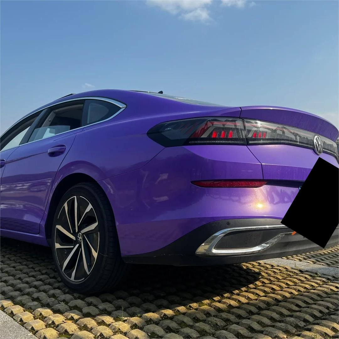 Gloss Metallic Chameleon Gold Purple Car Vinyl Wrap
