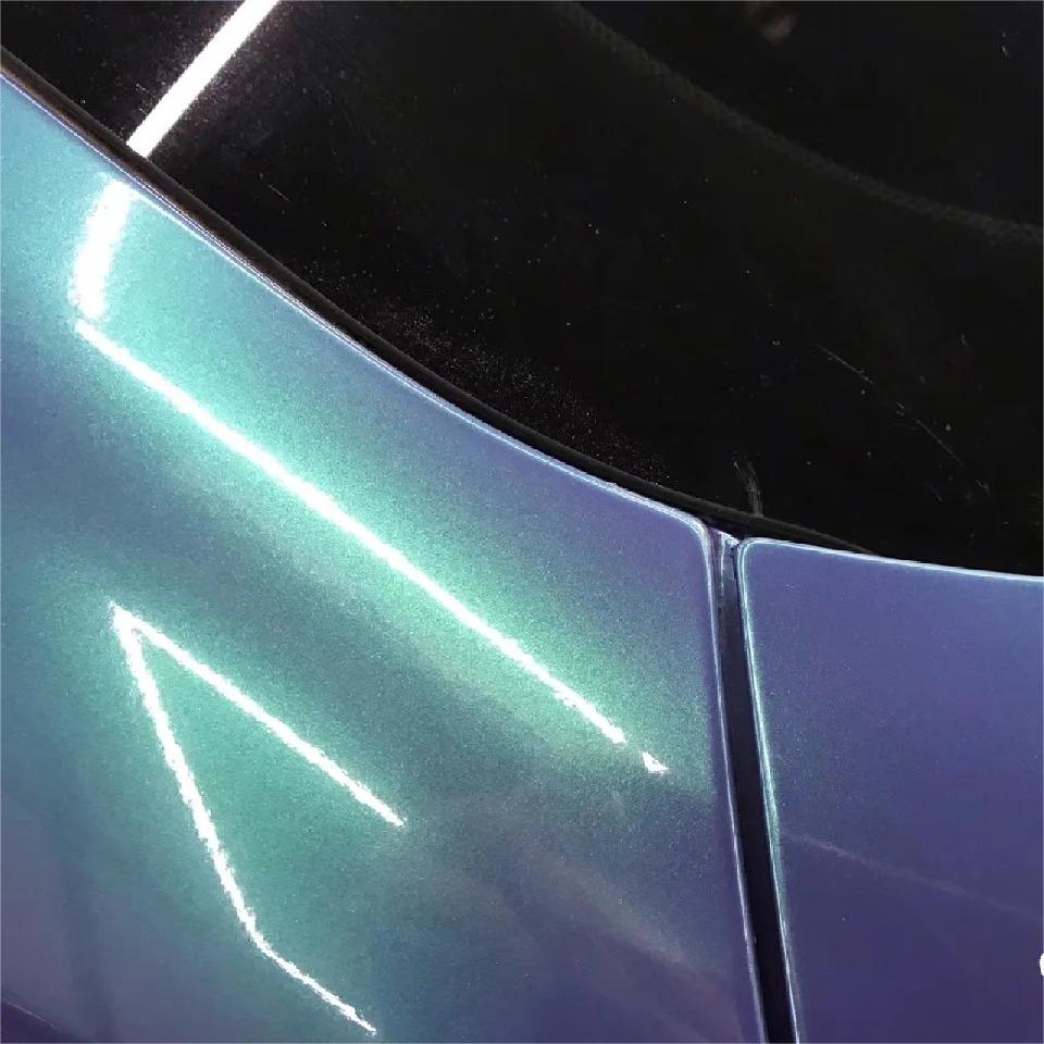 Gloss Metallic Chameleon Green Purple Car Vinyl Wrap