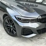 Gloss Metallic Charcoal Grey Car Vinyl Wrap PET
