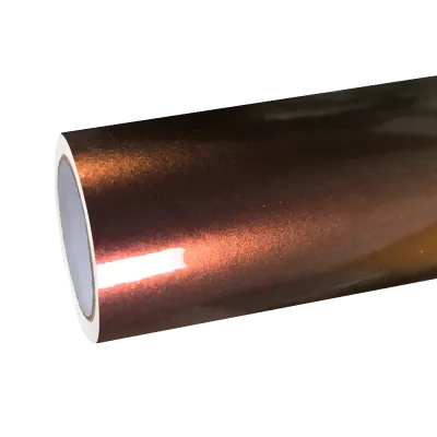Gloss Chameleon Gold Red Car Vinyl Wrap 01