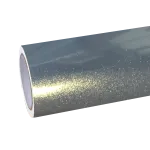 Gloss Metallic Diamond Grey Gold Car Vinyl Wrap