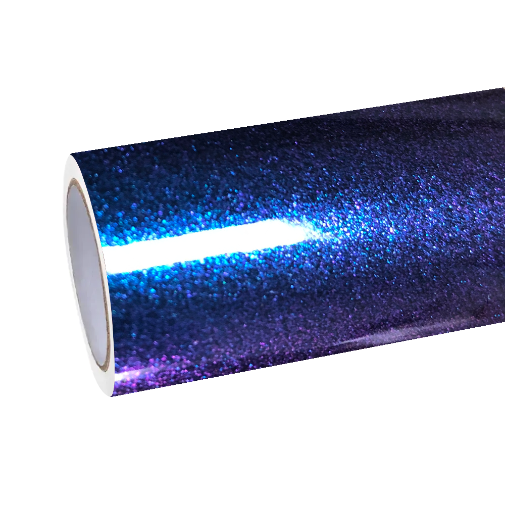 Gloss Metallic Diamond Purple Red Car Vinyl Wrap