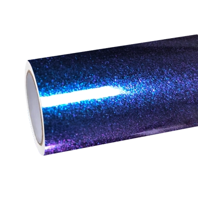 Gloss Metallic Diamond Purple Red Car Vinyl Wrap 01