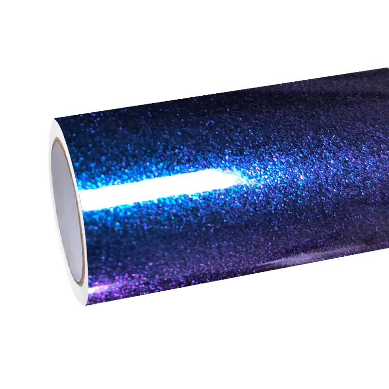 Gloss Metallic Diamond Purple Red Car Vinyl Wrap