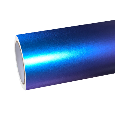 Matte Chameleon Blue Purple Car Vinyl Wrap 01