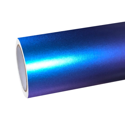 Matte Chameleon Blue Purple Car Vinyl Wrap 01