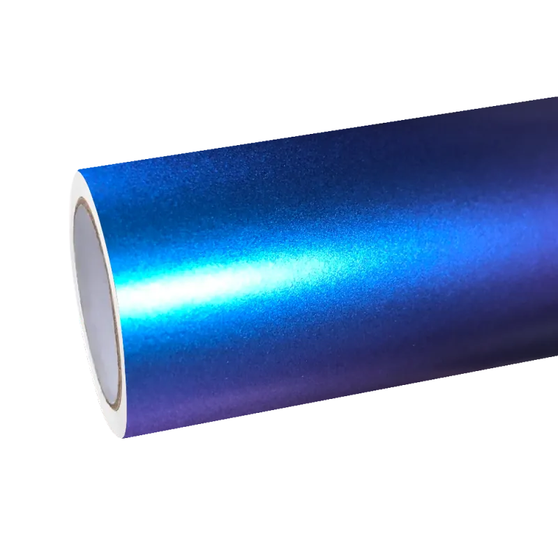Matte Chameleon Blue Purple Car Vinyl Wrap