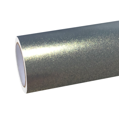 Matte Metallic Diamond Grey Gold Car Vinyl Wrap 01