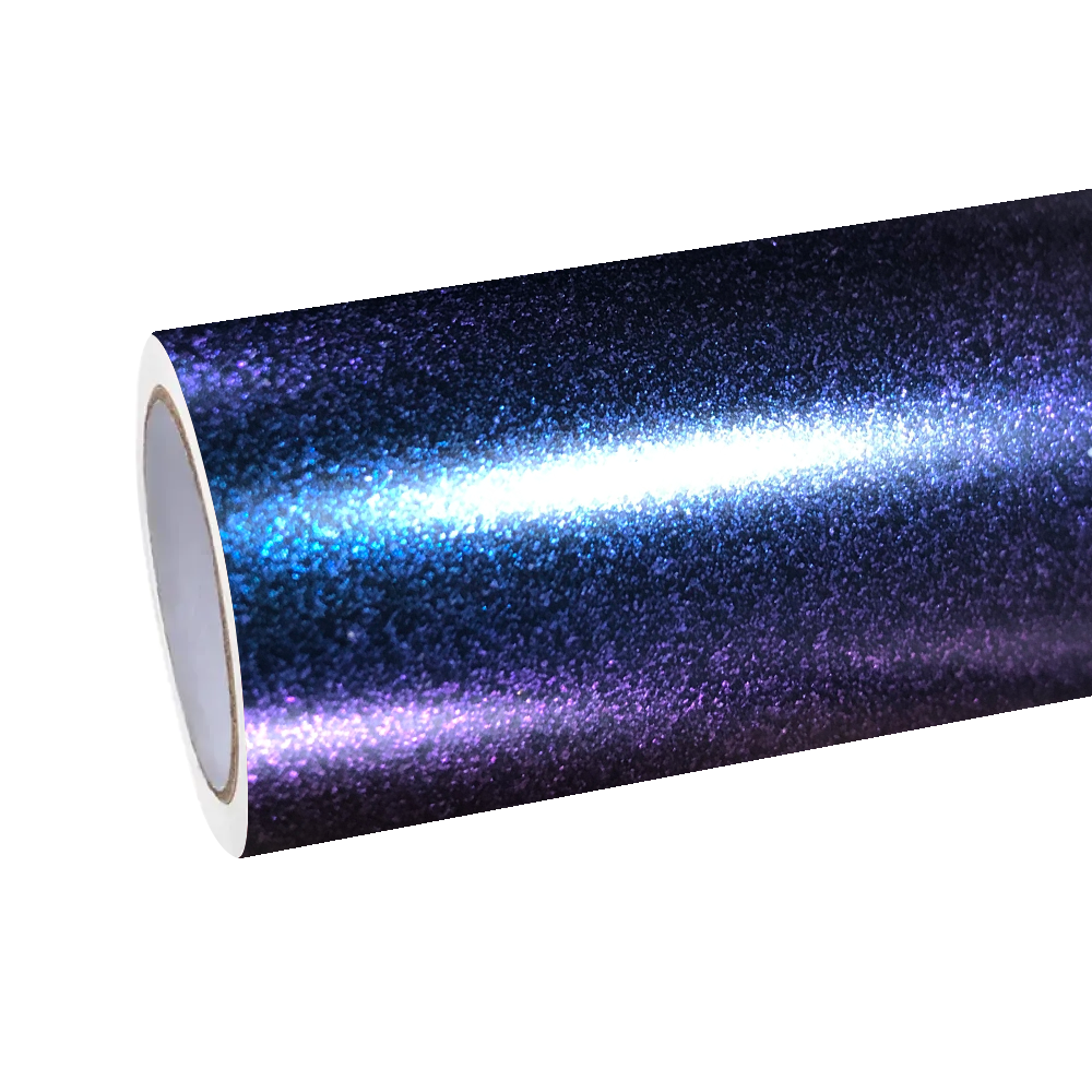 Matte Metallic Diamond Purple Red Car Vinyl Wrap