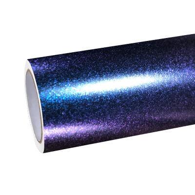 Matte Metallic Diamond Purple Red Car Vinyl Wrap 01