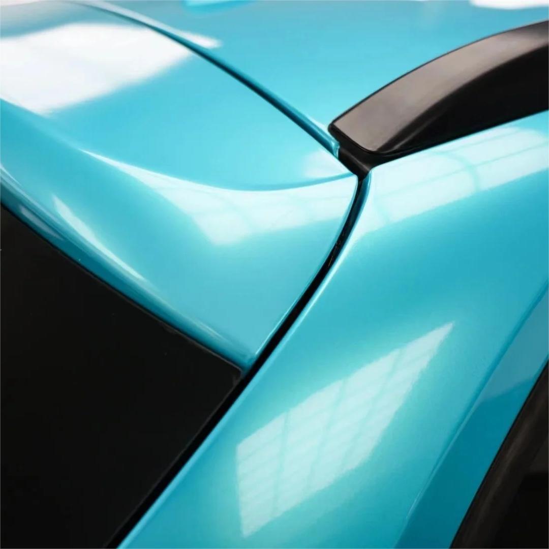 Gloss Metallic Ocean Blue Car Vinyl Wrap 