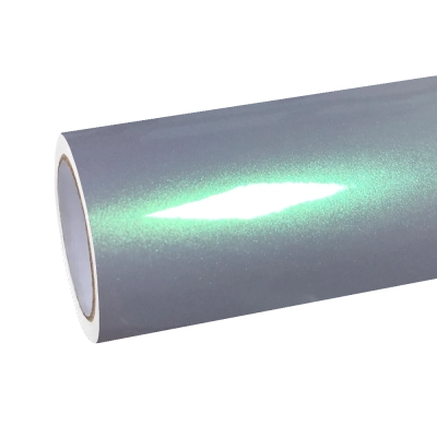Gloss Metallic Chameleon Candy Blue Green Car Vinyl Wrap 01