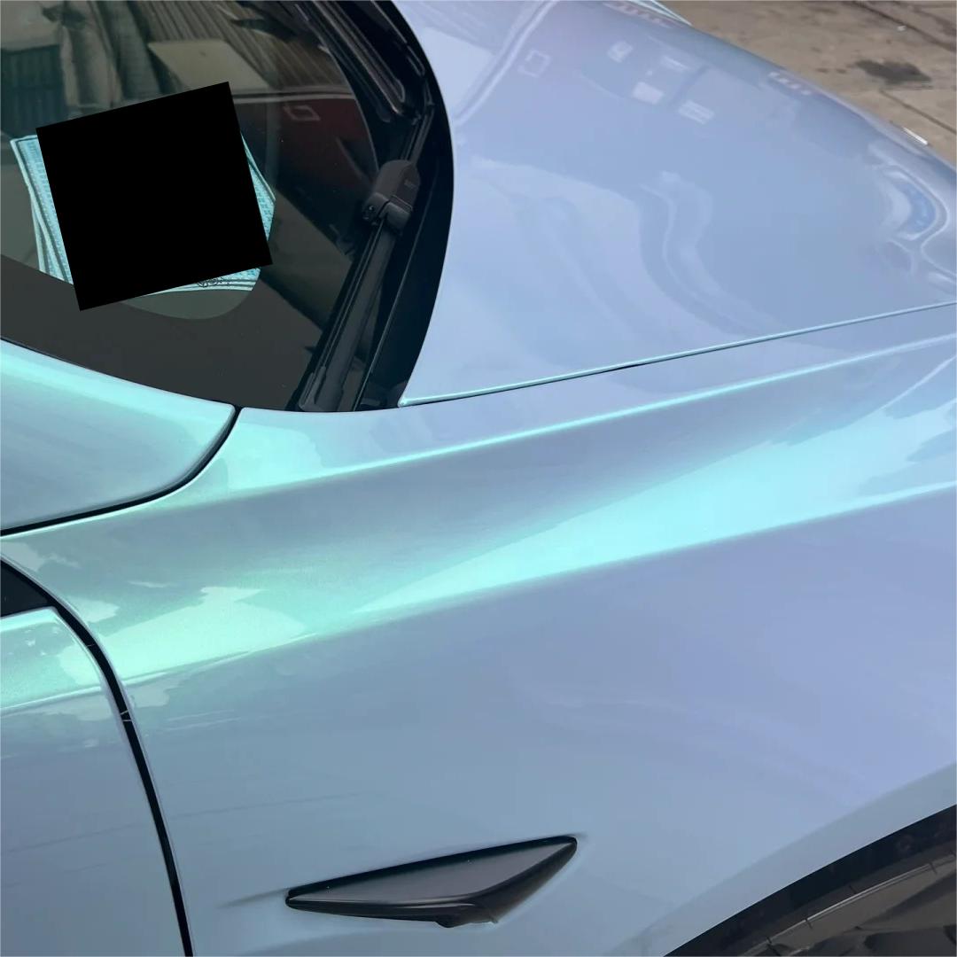 Gloss Metallic Chameleon Candy Blue Green Car Vinyl Wrap