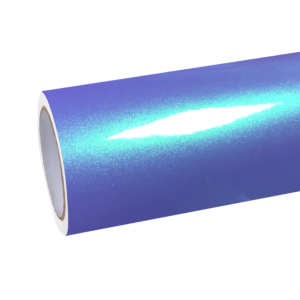 Gloss Metallic Chameleon Purple Green Car Vinyl Wrap