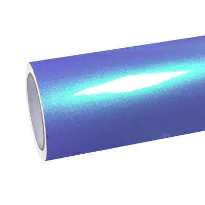 Gloss Metallic Chameleon Purple Green Car Vinyl Wrap 01